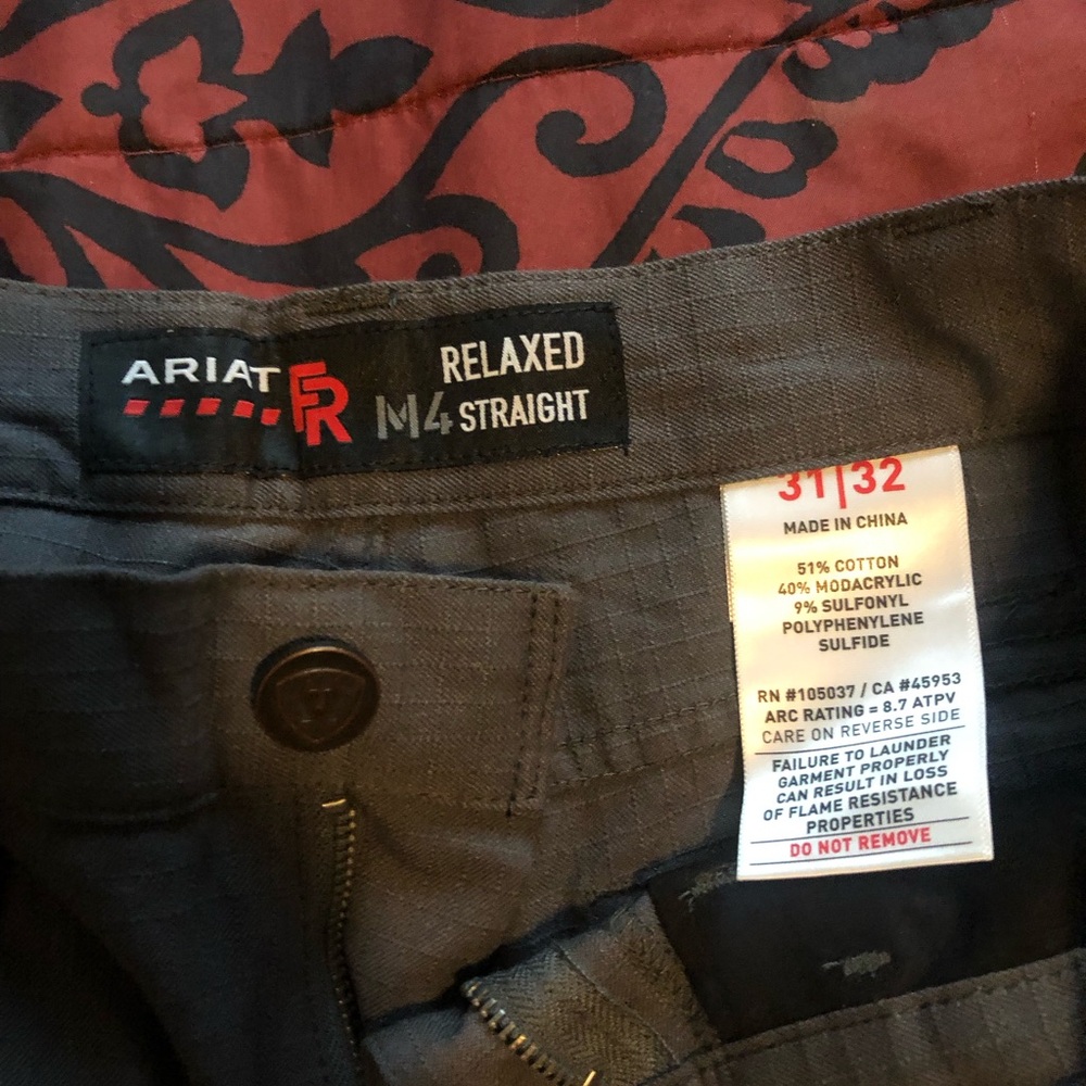 Ariat M4 Relaxed Straight Jeans in Dark Gray